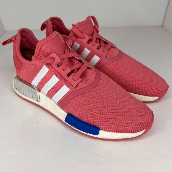 Adidas Womens 029003 Pink NMD R1  Low Top Lace Up Size 9 Running Shoes - Picture 2 of 9